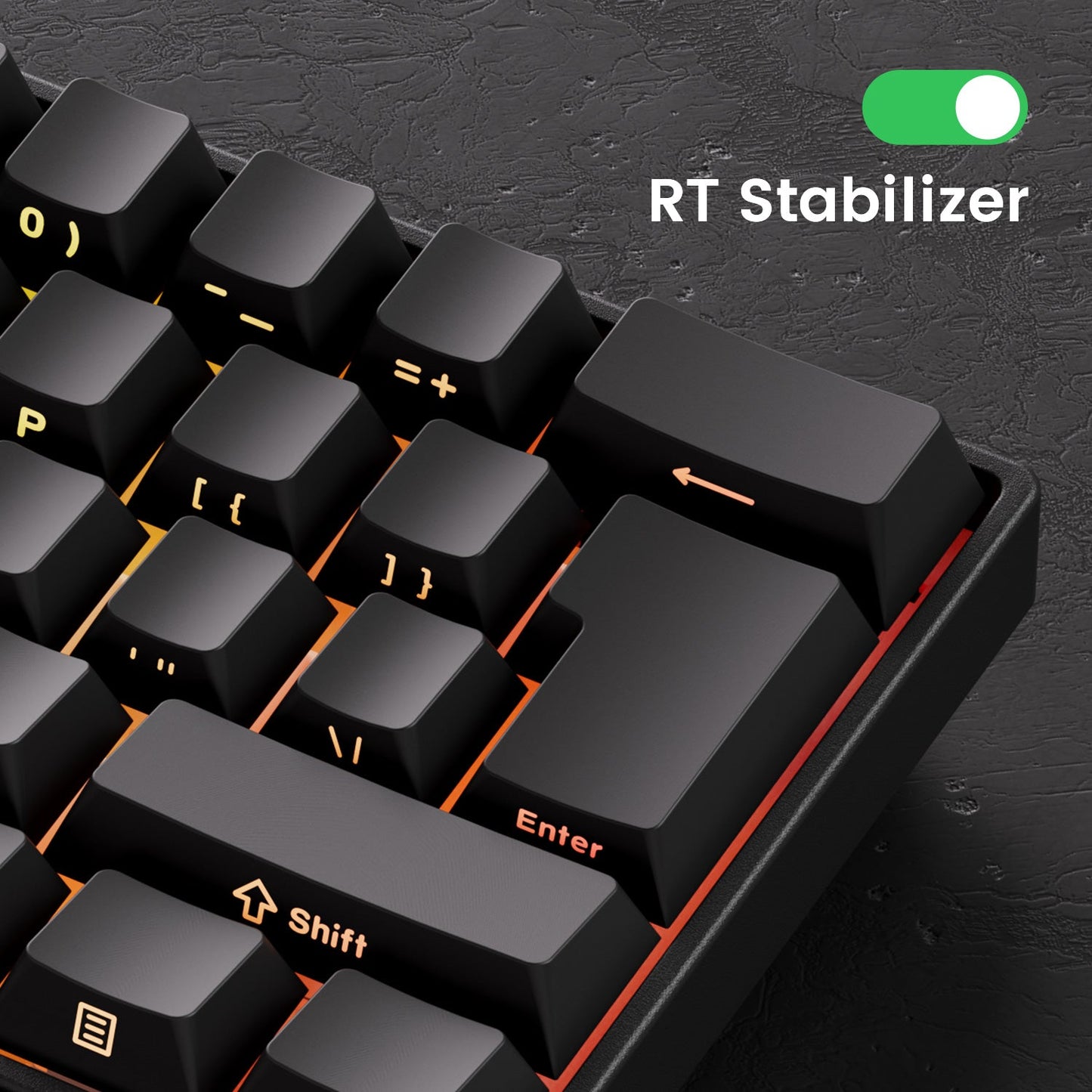 MONSGEEK FUN60 Mechanical Keyboard Magnetic Switch 60% Gaming Keyboard Rapid Trigger 0.01 mm 8K HE/TMR eSports Custom Keyboard