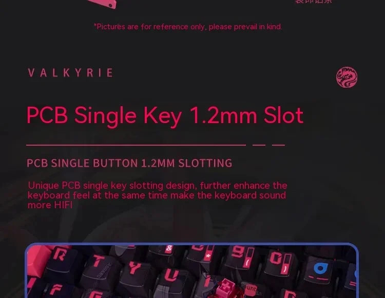 VALKYRIE VK99 Mechanical Keyboards RGB Wireless Bluetooth 2.4G Wired 3Mode Full Key Hot Swapping Gaming Keyboard Custom PC Gifts