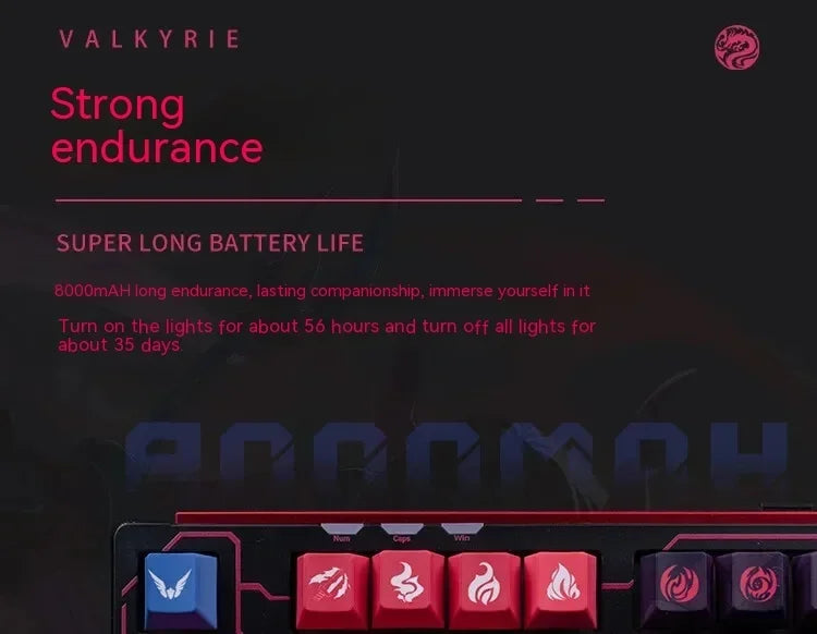 VALKYRIE VK99 Mechanical Keyboards RGB Wireless Bluetooth 2.4G Wired 3Mode Full Key Hot Swapping Gaming Keyboard Custom PC Gifts