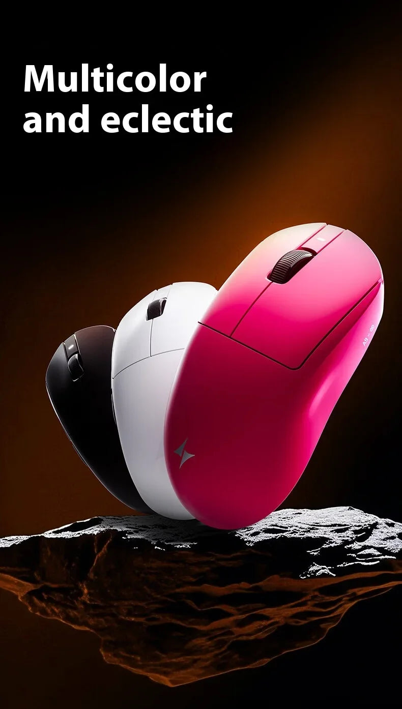 ATK Dragonfly A9 Ultra Mouse Paw3950 2 Modes Wireless Mouse 8000Hz Lightweight Gaming Mice PC Accessories For FPS Gamer Custom