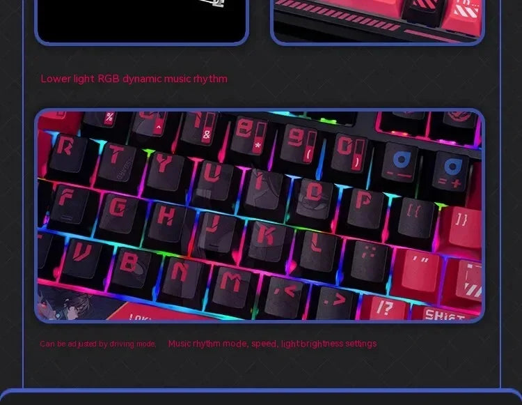 VALKYRIE VK99 Mechanical Keyboards RGB Wireless Bluetooth 2.4G Wired 3Mode Full Key Hot Swapping Gaming Keyboard Custom PC Gifts