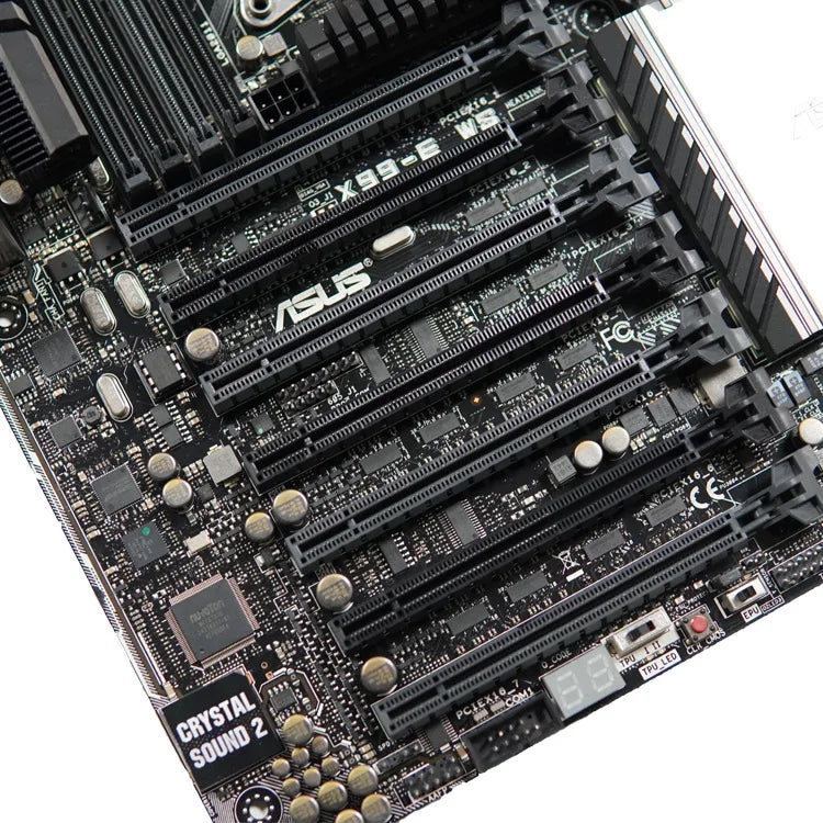 ASUS X99-E WS Workstation Intel X99 Motherboard 128GB DDR4 3200 LGA 2011-v3 USB 3.1 CEB support ntel Xeon cpu E5-1600 cpu