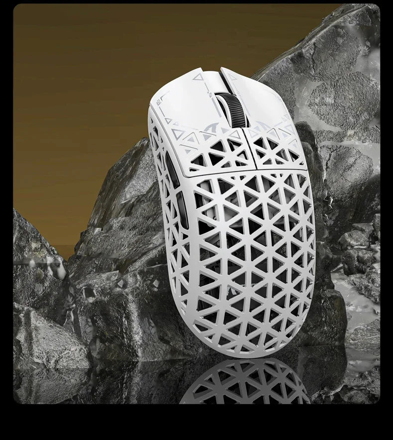 ATTACK SHARK R5 Ultra Carbon Fiber Wireless Gaming Mouse PixArt PAW3950MAX Gaming Sensor 42000DPI 8000Hz MCU Nordic 52840 For PC