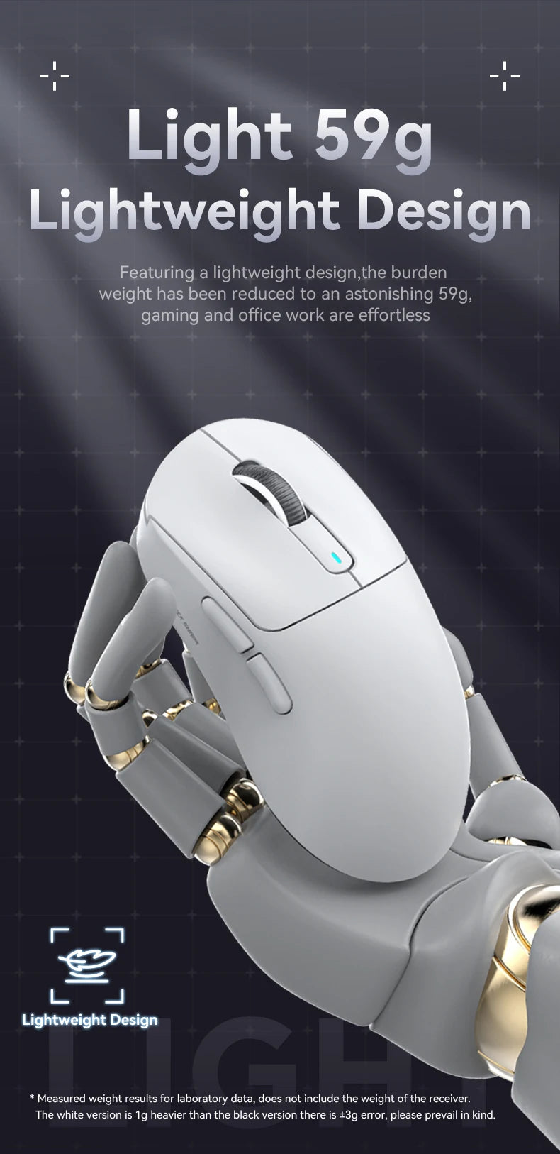 Attack Shark X3Pro X3 Wireless Mouse Lightweight PAW3395 26000dpi Tri-Mode Connection Macro Gaming Mouse for Win/Xbox/PS/Mac