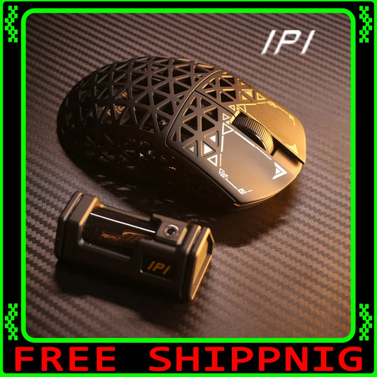 IPI Piao Float Wireless 8k Mouse 3 Mode Bluetooth Dual 8k Carbon Hell Out Gaming Esports Lightweight Mouse Custom Made Mice Gift