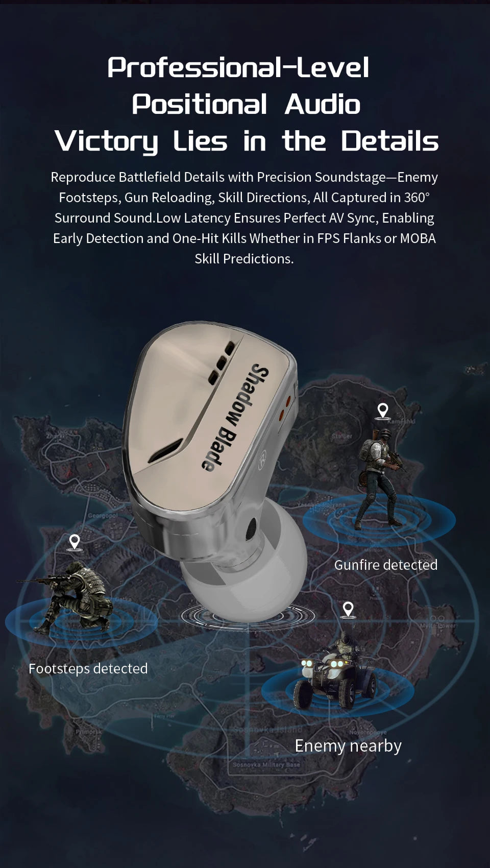 CVJ Shadow Blade In Ear Earphones 1DD+1 Vibration Switch Adjustable Gaming ports in-ear typec Hifi Headphones konoka Mermaid2