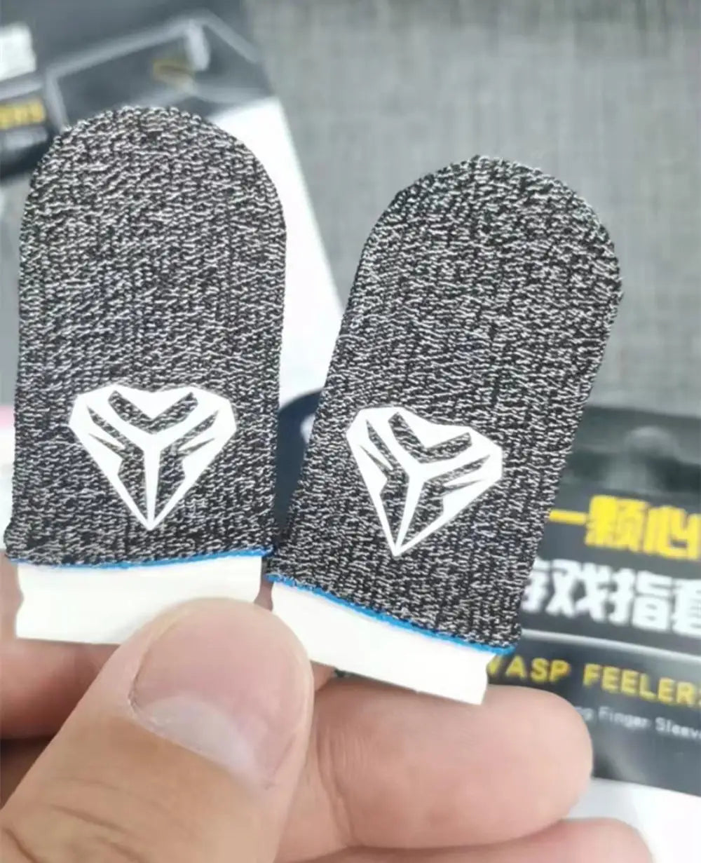 10 Pcs Mobile Game Fingertip Gloves Sweatproof Anti-slip Touch Screen Finger Sleeve Breathable Gaming Fingertip Cover For Gamer