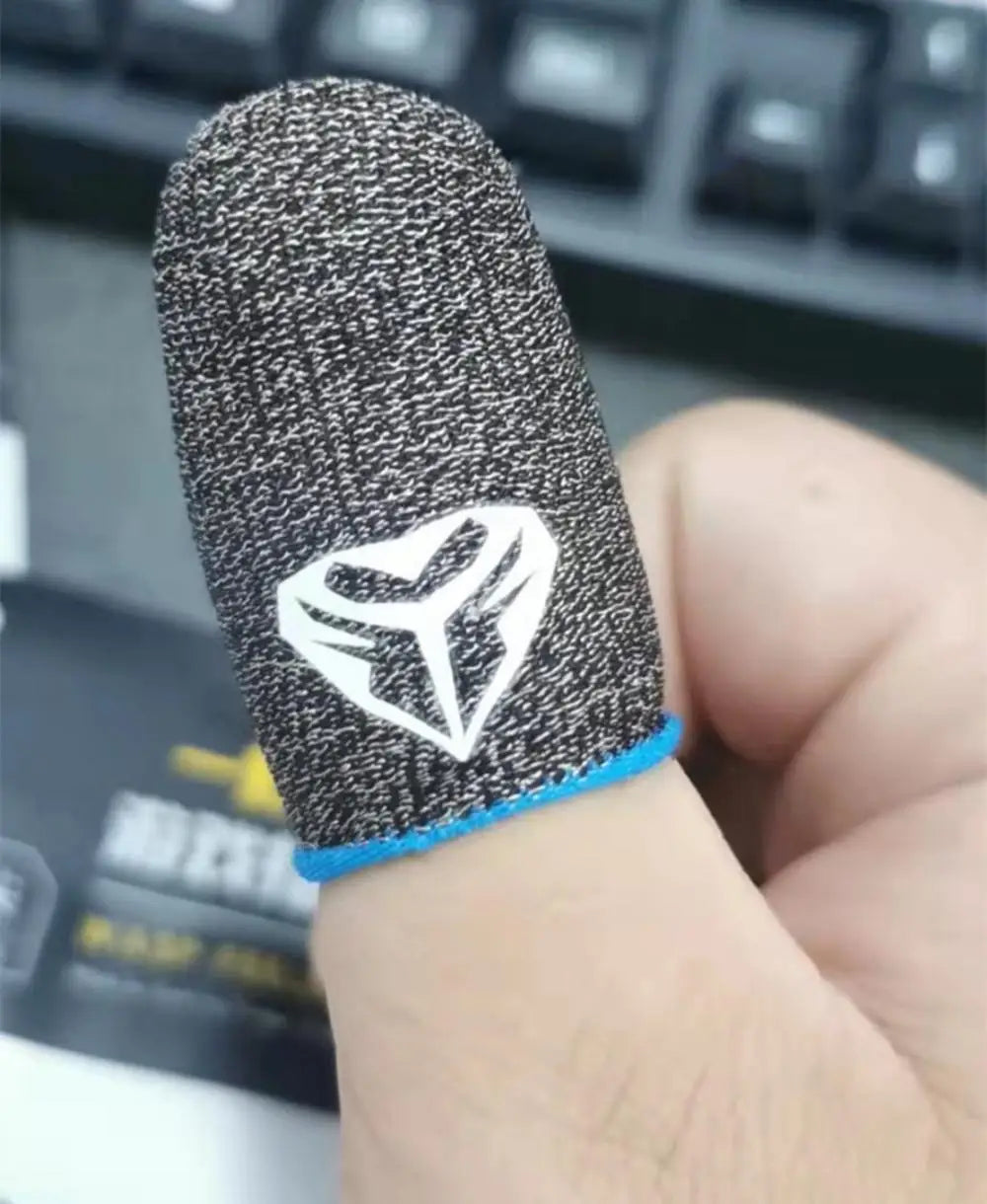 10 Pcs Mobile Game Fingertip Gloves Sweatproof Anti-slip Touch Screen Finger Sleeve Breathable Gaming Fingertip Cover For Gamer