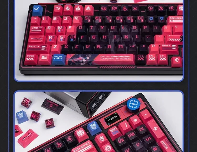 VALKYRIE VK99 Mechanical Keyboards RGB Wireless Bluetooth 2.4G Wired 3Mode Full Key Hot Swapping Gaming Keyboard Custom PC Gifts
