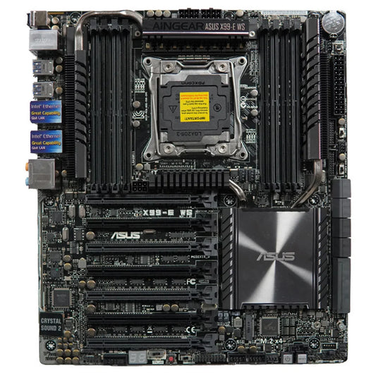 ASUS X99-E WS Workstation Intel X99 Motherboard 128GB DDR4 3200 LGA 2011-v3 USB 3.1 CEB support ntel Xeon cpu E5-1600 cpu