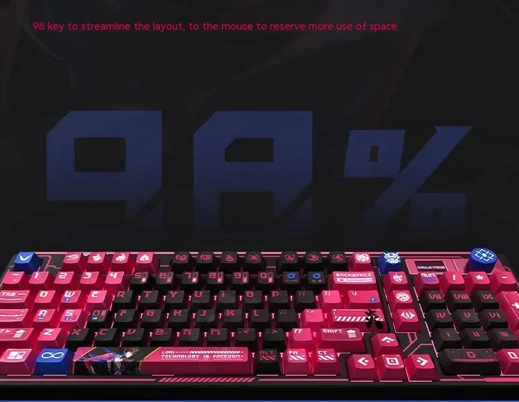 VALKYRIE VK99 Mechanical Keyboards RGB Wireless Bluetooth 2.4G Wired 3Mode Full Key Hot Swapping Gaming Keyboard Custom PC Gifts