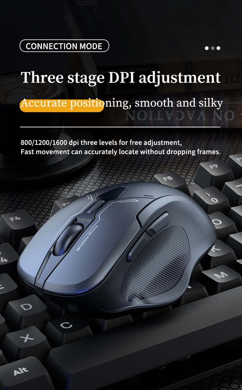 Xiaomi Bluetooth Wireless Mouse Dual-mode Rechargeable Silent Mechanical Office Gaming Universal Mouse For PC Android IOS