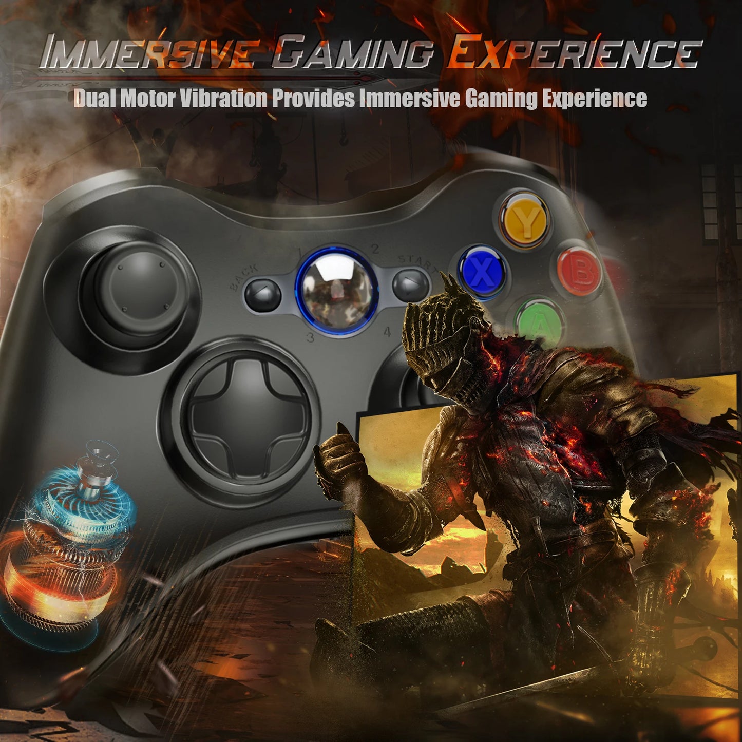 2.4G Xbox 360 Gamepad Wireless/Wired Controller Supports Xbox 360/360 Slim/Pc/Steam Gamepad For Pc Game Controller Joypad