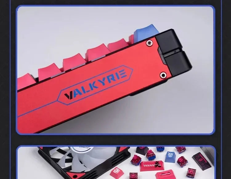 VALKYRIE VK99 Mechanical Keyboards RGB Wireless Bluetooth 2.4G Wired 3Mode Full Key Hot Swapping Gaming Keyboard Custom PC Gifts