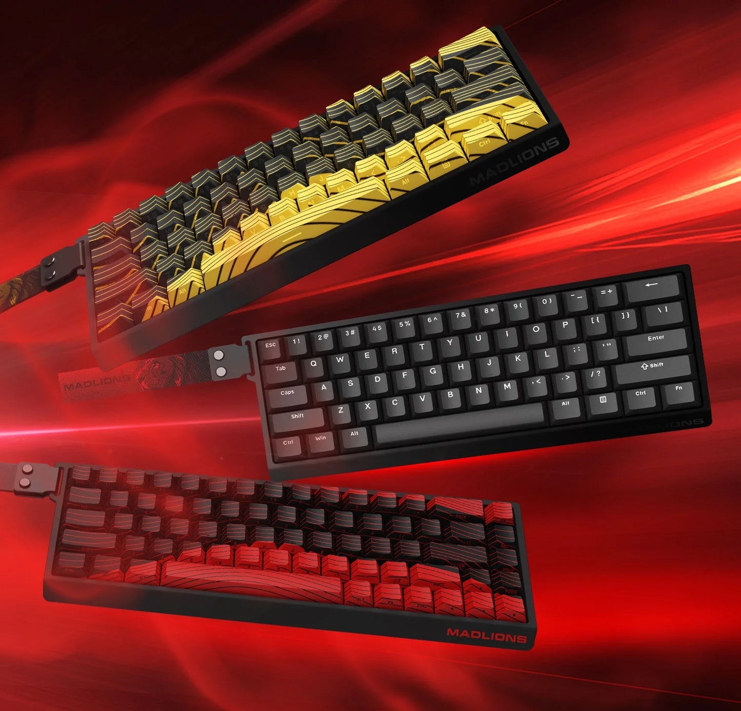 Madcatz Mad60 Mad68 HE 8k Mechanical Keyboard Magnetic Switch Wired 60% 68% Gaming Keyboards Rapid Trigger Rgb Customs Keyboards