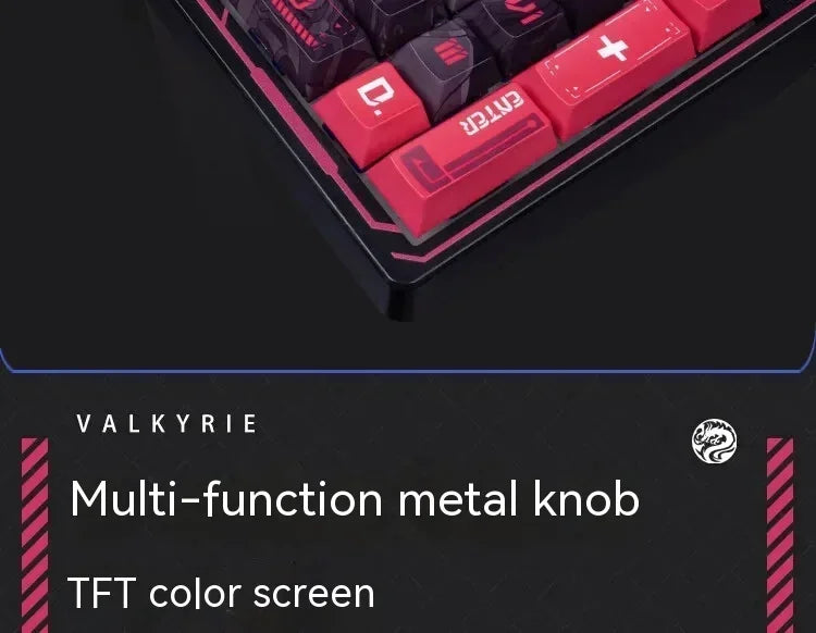 VALKYRIE VK99 Mechanical Keyboards RGB Wireless Bluetooth 2.4G Wired 3Mode Full Key Hot Swapping Gaming Keyboard Custom PC Gifts