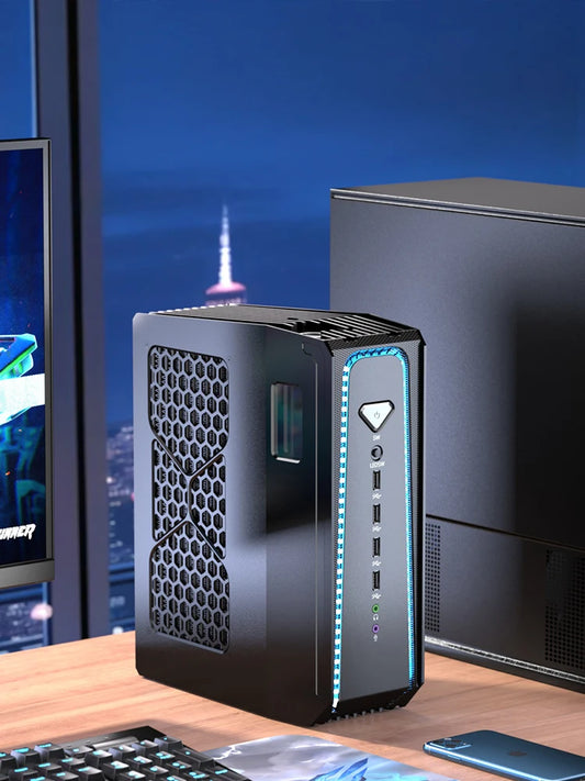 MSECORE  SL800 Liquid cooled computer Gaming PC Intel Core I5  I7 I9 RTX4070 12G Windows 11  DDR5 NVMe SSD Desktop Gaming PC