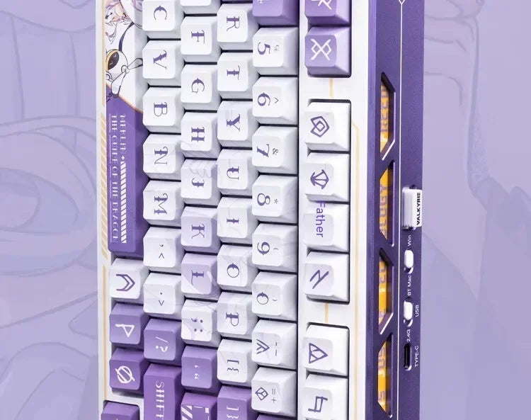VALKYRIE VK99 Mechanical Keyboards RGB Wireless Bluetooth 2.4G Wired 3Mode Full Key Hot Swapping Gaming Keyboard Custom PC Gifts