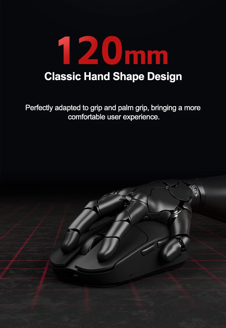 ATK VXE MAD R/R MAJOR Wireless E-sports Gaming Mouse Ultra-lightweight Dual-Mode PAW3395/3950 Ergonomic Mice Standard 8K