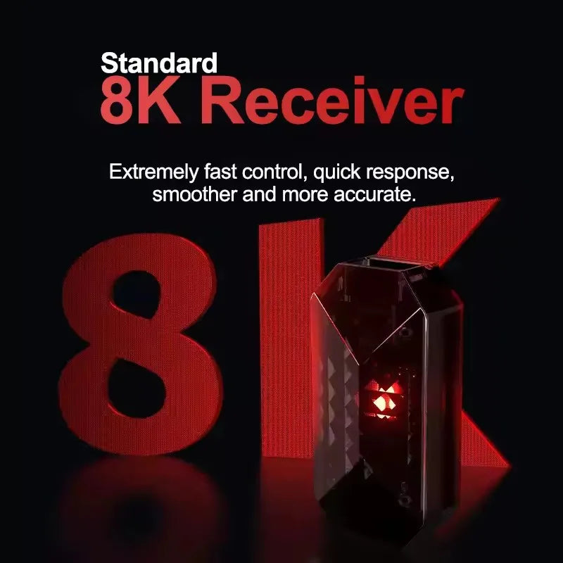ATK VXE MAD R MAJOR Gaming E-Sports Mouse Ultra-lightweight Dual-Mode PAW3395/3950 Sensor Ergonomic Mice Standard 8K