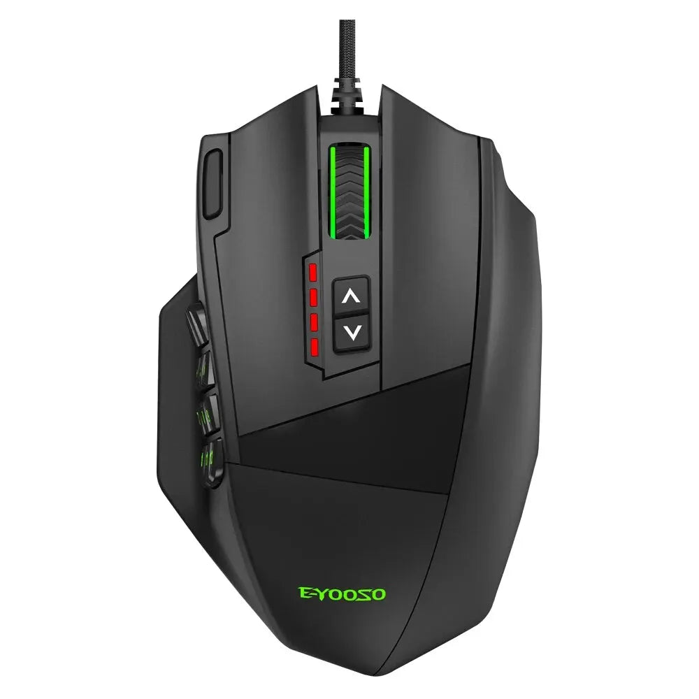 E-YOOSO X-39 USB Wired RGB Gaming Mouse 16400 DPI PAW3327 19 Buttons Programmable Game Optical Mice for Computer PC Laptop