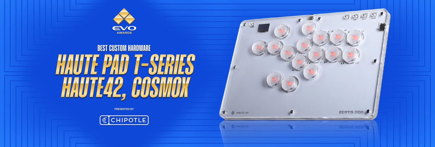 Haute42 C16 Magnetic Hitbox Leverless Arcade Stick Controller For Ps4 /PS5/Switch Button Rim Stickless Hitbox Fightstick