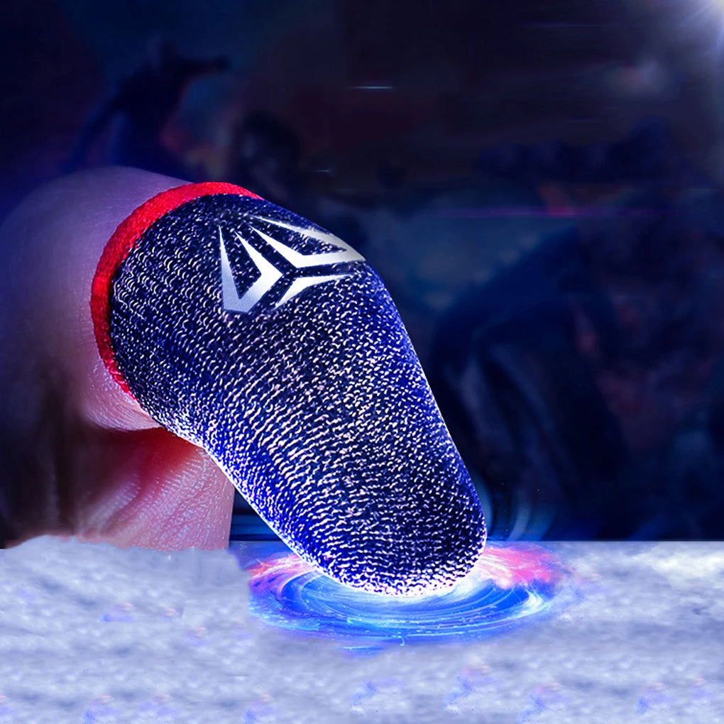 10pcs Mobile Game Fingertip Gloves For PUBG Gamer Sweatproof Anti-slip Touch Screen Finger Sleeve Breathable Gaming Finger Cover