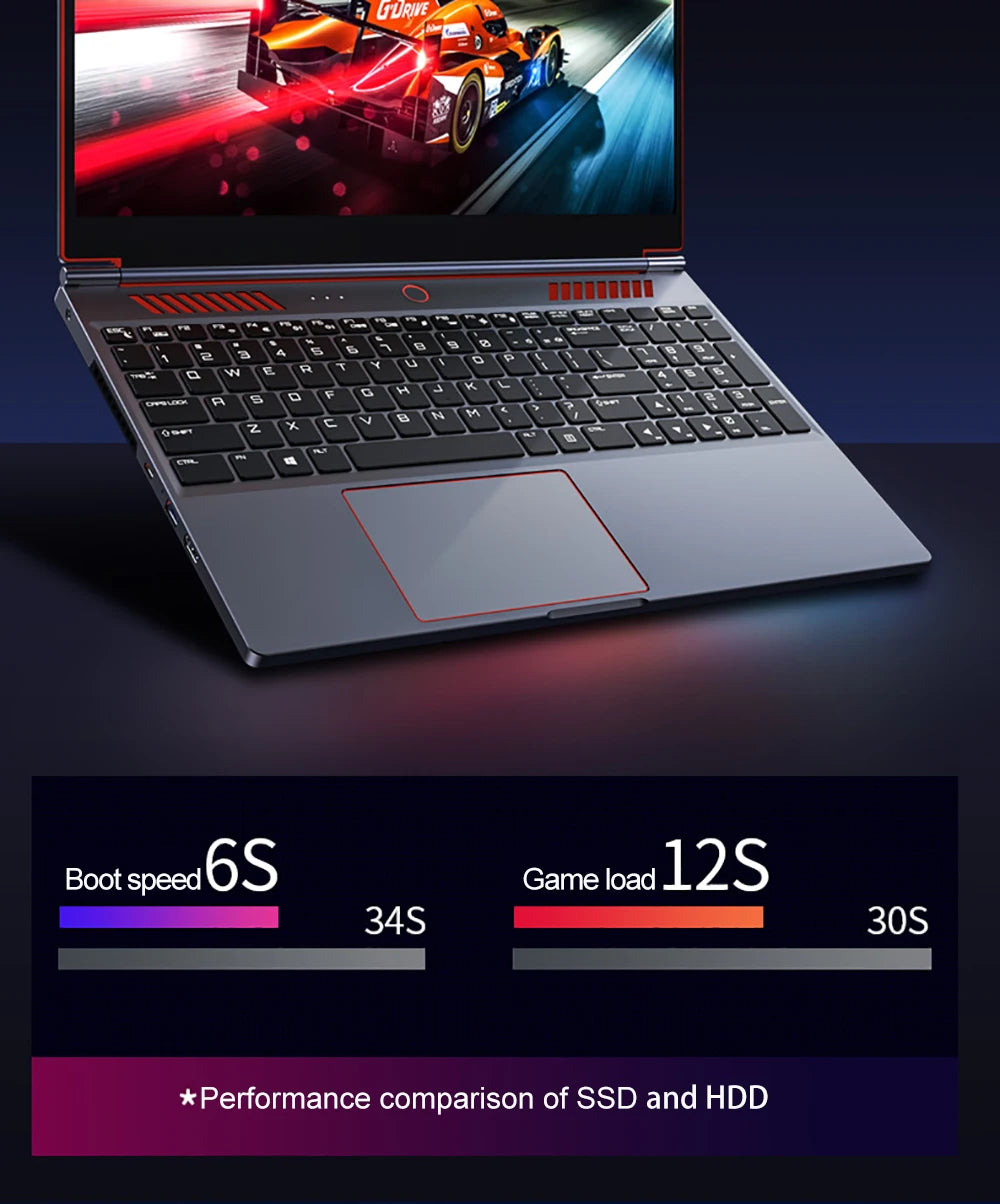 YSJMNPC Gaming Laptop Computer Intel Core i9-13900H NVIDIA RTX 4050 6G 16 Inch IPS 2*DDR5 MAX 64GB 2*M.2 PCIE SSD WIFI