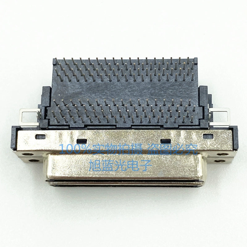 SCSI VHDCI68 VHDCI 68P V68 V.68 Single-layer Female Adapter 90 Degree Plug-in VHDCI 68P Female Connector
