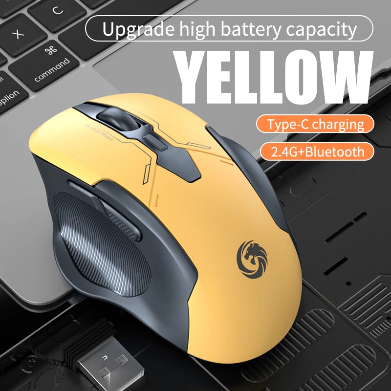 Xiaomi Bluetooth Wireless Mouse Dual-mode Rechargeable Silent Mechanical Office Gaming  Universal Mouse For PC Android IOS