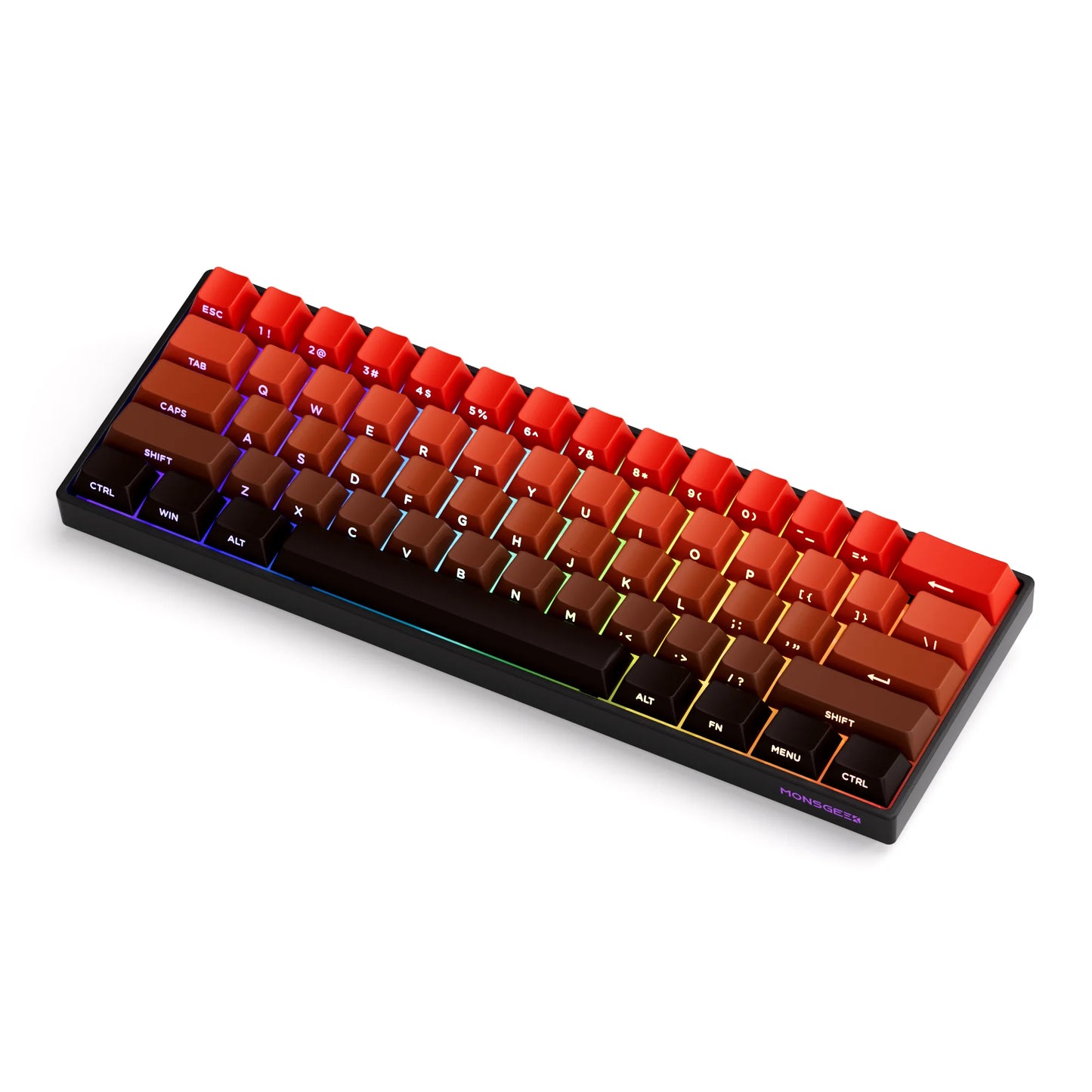 MONSGEEK FUN60 Mechanical Keyboard Magnetic Switch 60% Gaming Keyboard Rapid Trigger 0.01 mm 8K HE/TMR eSports Custom Keyboard
