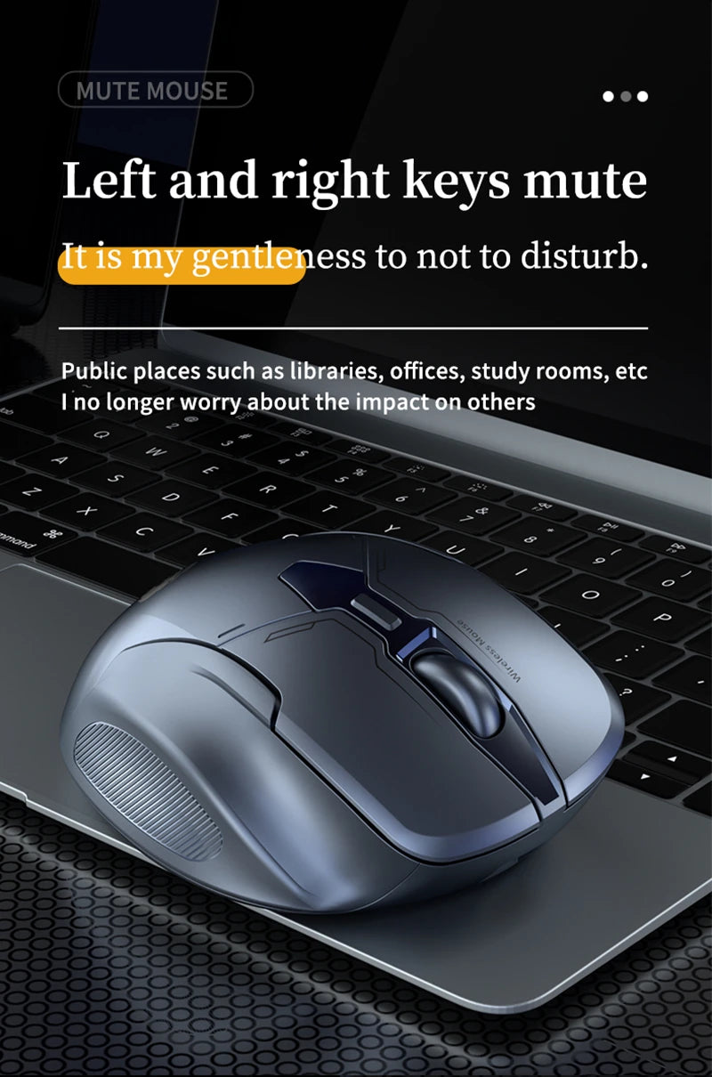 Xiaomi Bluetooth Wireless Mouse Dual-mode Rechargeable Silent Mechanical Office Gaming  Universal Mouse For PC Android IOS