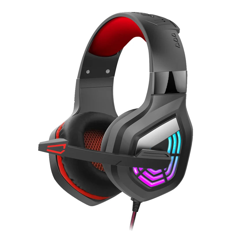 G7 LED Light Gaming Headset USB Stereo Surround Wired Headphone with Noise Reduction Mic Earphones for Computer PC Gamer