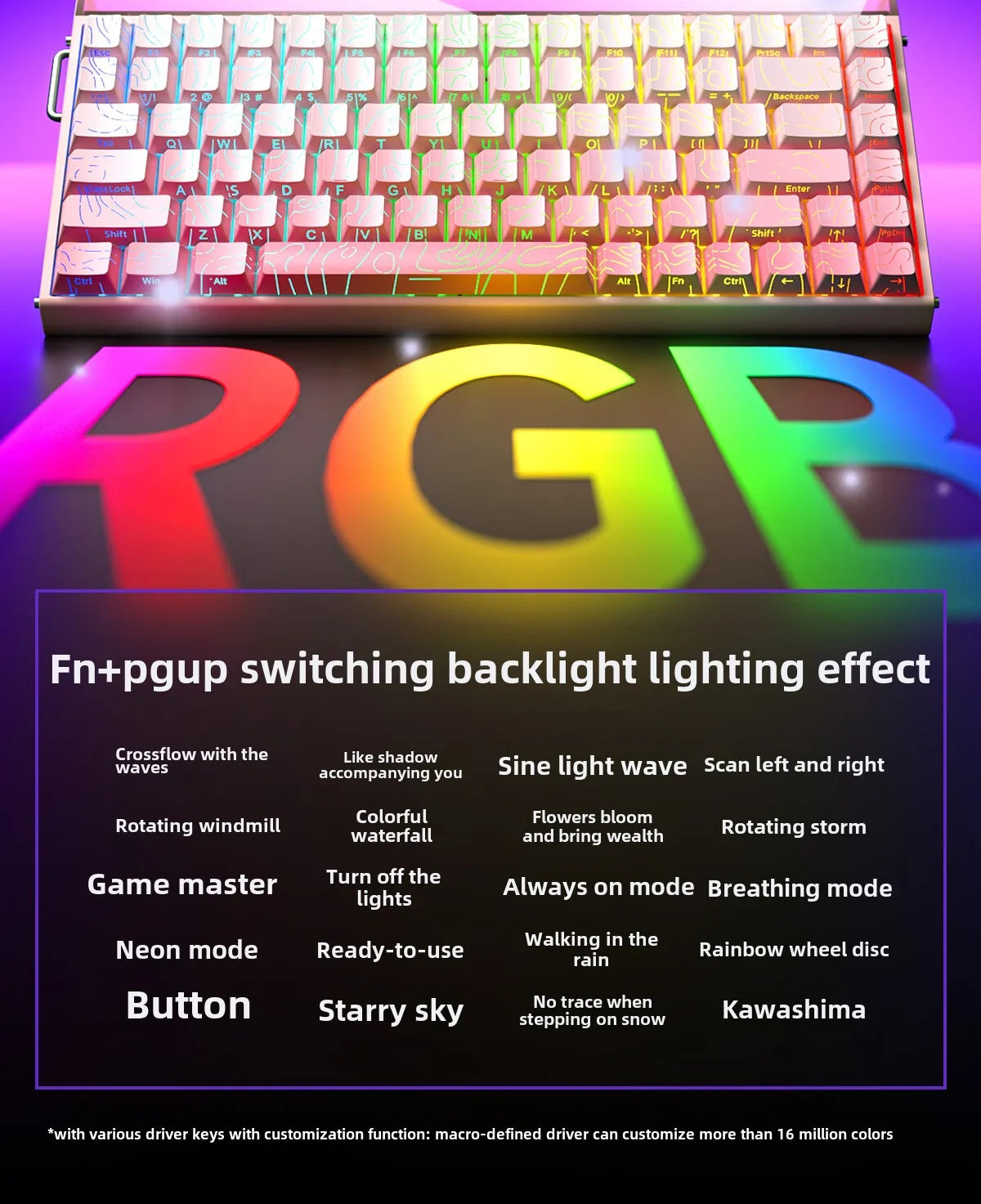 New AULA HERO 84HE 8K INSTOCK Magnetic Switch Gaming Keyboard E-sport Custom RGB Mechanical Keyboard Ergonomics Game Accessories