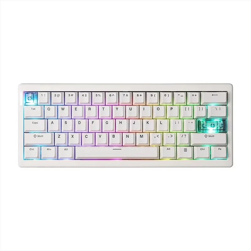 Cidoo QK61 VIA/Qmk Mechanical Keyboard 3-Mode 2.4G Bluetooth Wireless Wired Gasket Customization Gaming keyboard For PC Laptop