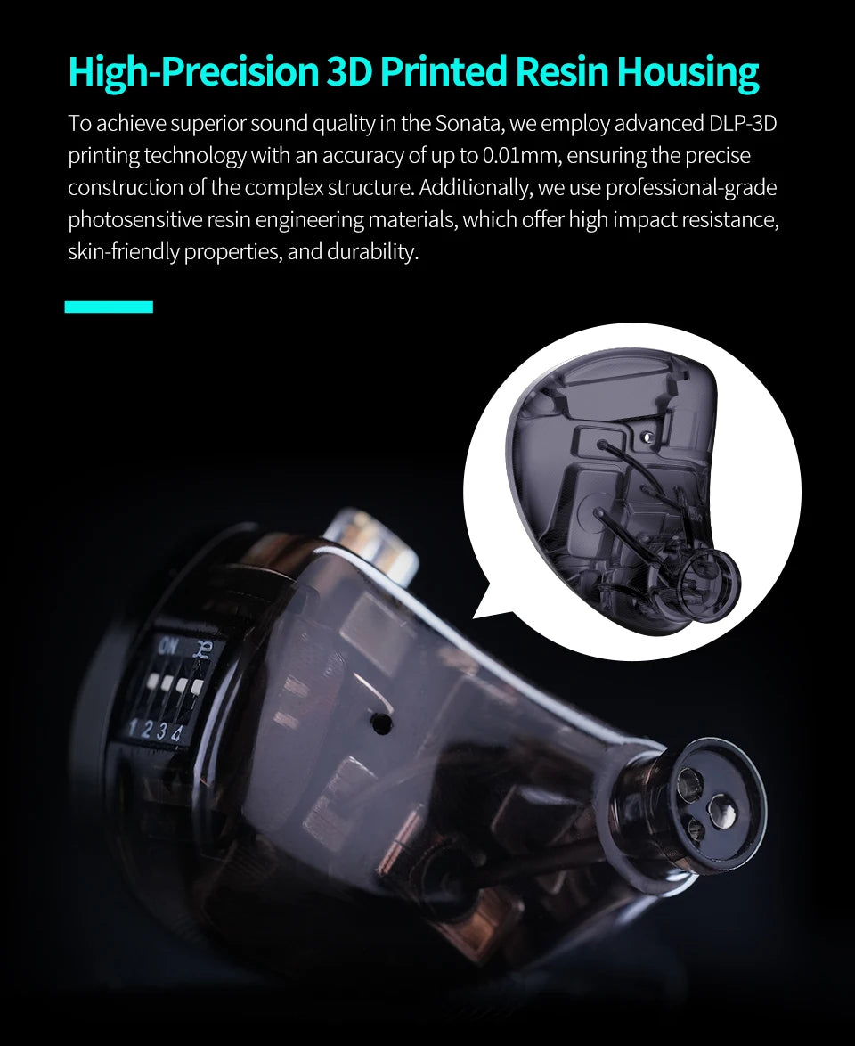 KZ Sonata 28BA Units Upgraded HIFI Headphones On-ear tunable balanced armour unit Wired gaming headphones