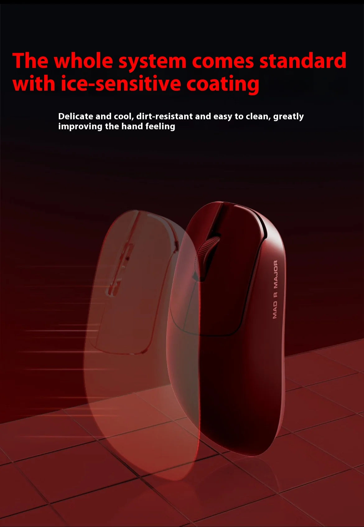 The New Vxe Mad R/R Major Gaming E-Sports Mouse Paw3395/3950 Dual-Mode Nonporous Lightweight Ergonomic Standard 8k