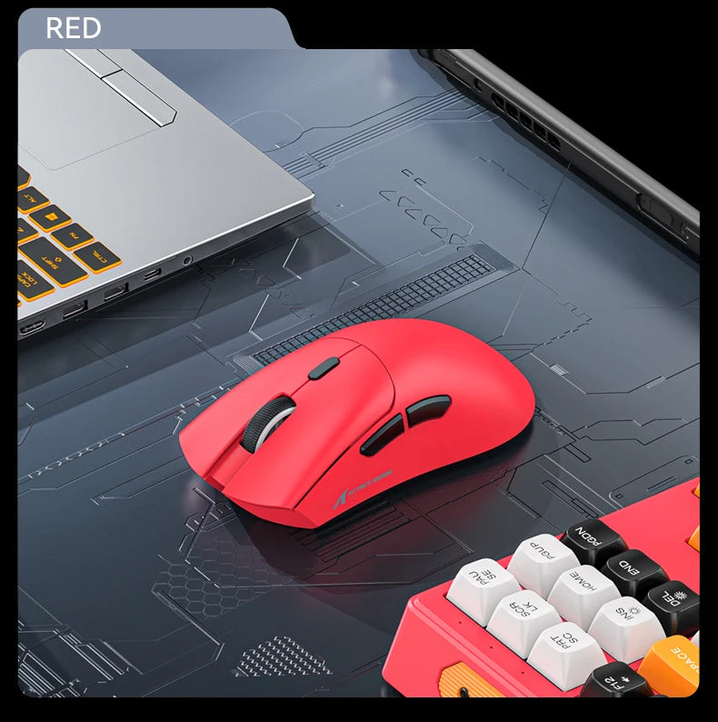 Attack Shark R1 1000Hz Bluetooth Mouse,18000dpi,PAW3311,Tri-mode Connection, Macro Gaming Mouse