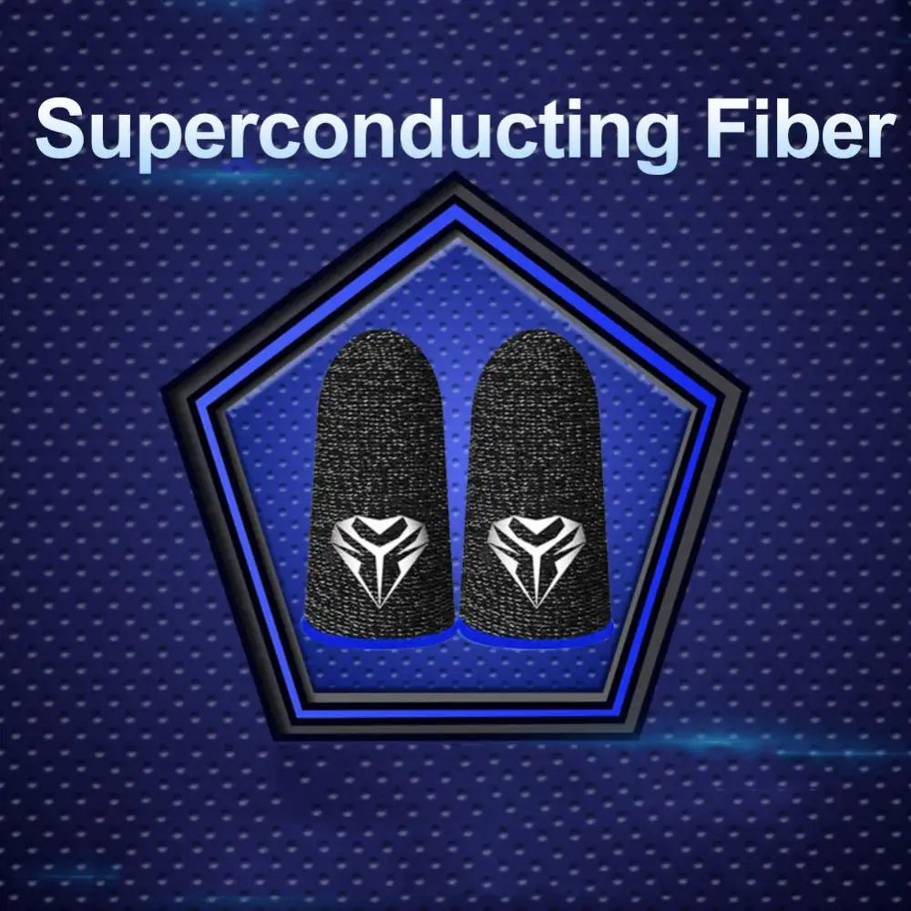 10 Pcs Mobile Game Fingertip Gloves Sweatproof Anti-slip Touch Screen Finger Sleeve Breathable Gaming Fingertip Cover For Gamer