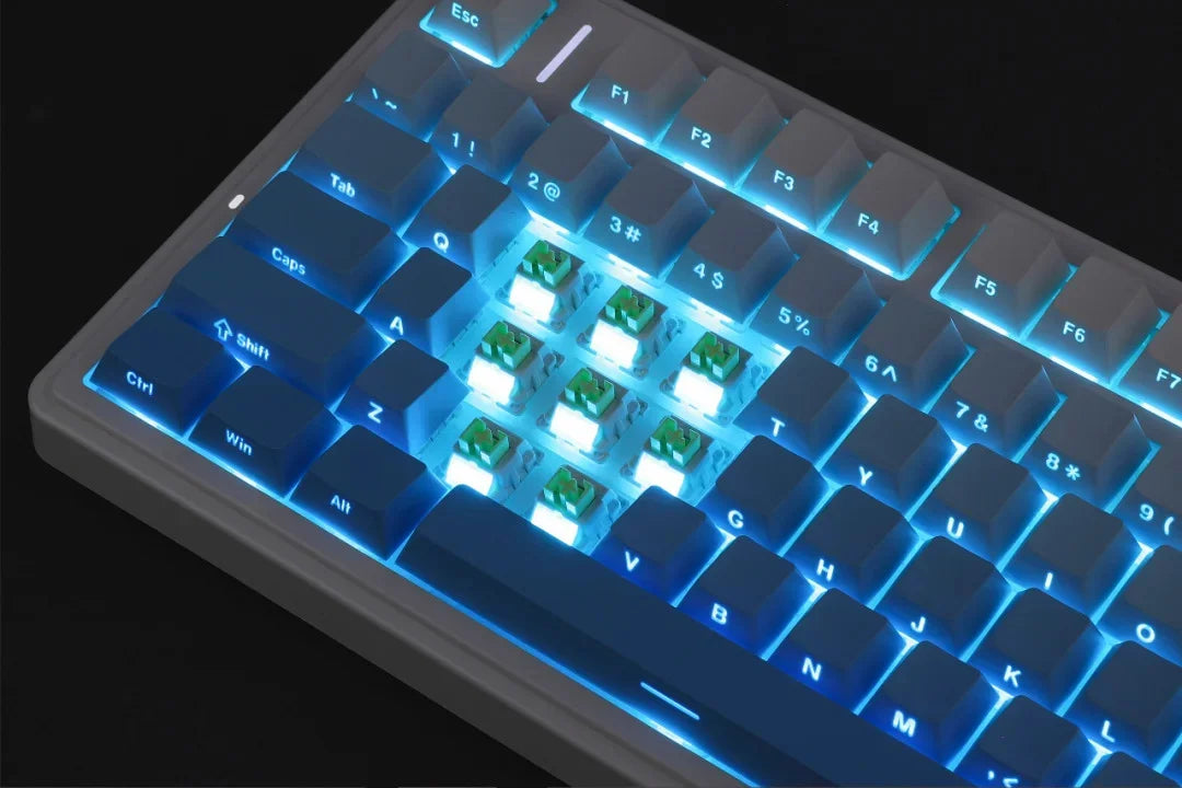 AULA F75Pro Gasket Mounted Wireless Gaming Mechanical Keyboard RGB Customized 75% Layout Side-engraving PBT Keycaps