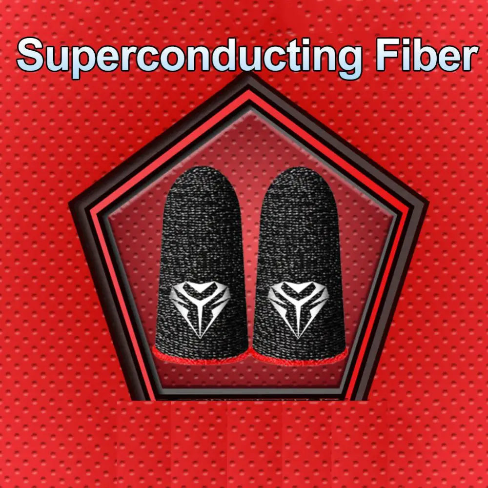 10 Pcs Mobile Game Fingertip Gloves Sweatproof Anti-slip Touch Screen Finger Sleeve Breathable Gaming Fingertip Cover For Gamer