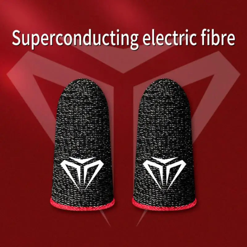 10 Pcs Mobile Game Fingertip Gloves Sweatproof Anti-slip Touch Screen Finger Sleeve Breathable Gaming Fingertip Cover For Gamer