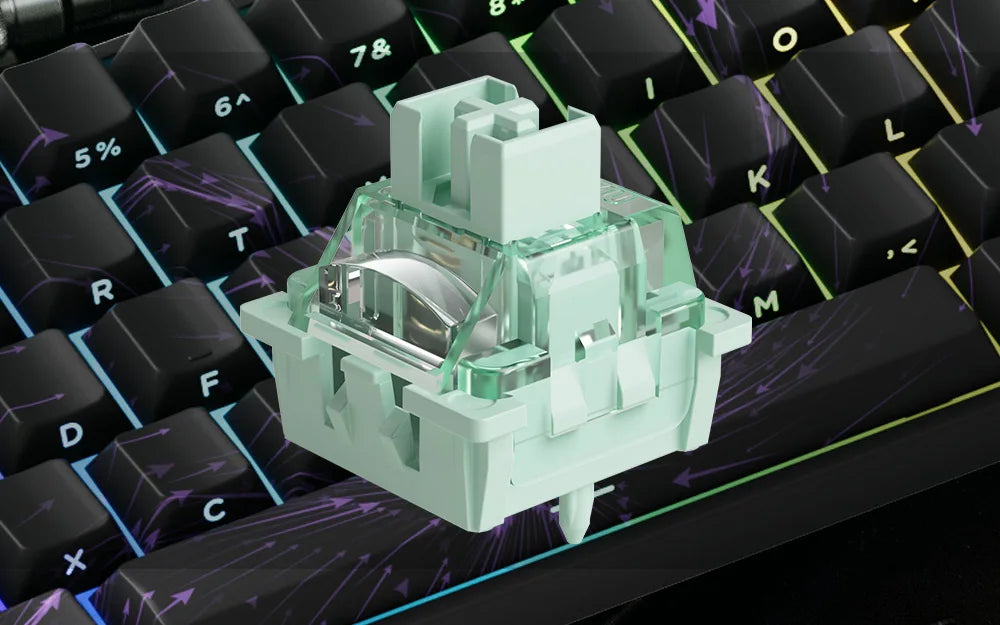 MONSGEEK FUN60 Mechanical Keyboard Magnetic Switch 60% Gaming Keyboard Rapid Trigger 0.01 mm 8K HE/TMR eSports Custom Keyboard