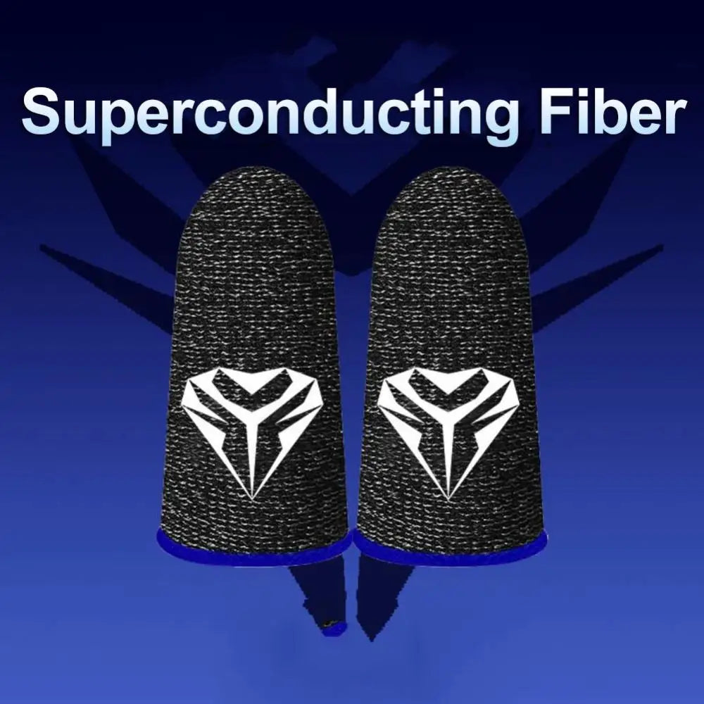 10 Pcs Mobile Game Fingertip Gloves Sweatproof Anti-slip Touch Screen Finger Sleeve Breathable Gaming Fingertip Cover For Gamer