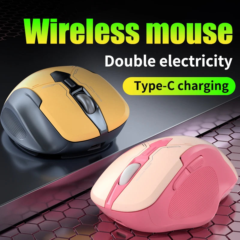 Xiaomi Bluetooth Wireless Mouse Dual-mode Rechargeable Silent Mechanical Office Gaming  Universal Mouse For PC Android IOS