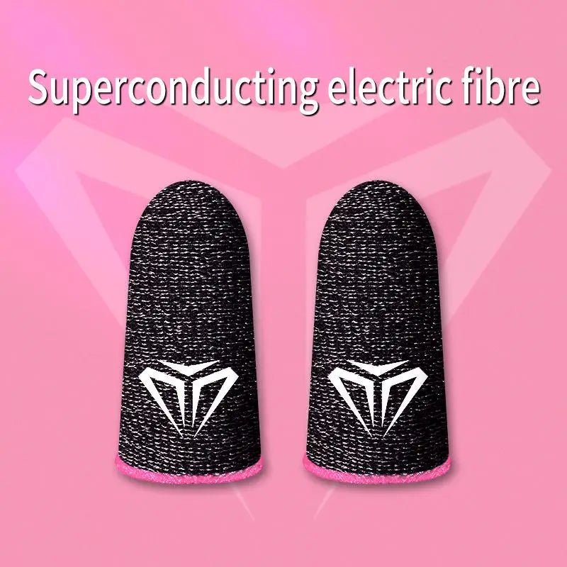 10 Pcs Mobile Game Fingertip Gloves Sweatproof Anti-slip Touch Screen Finger Sleeve Breathable Gaming Fingertip Cover For Gamer