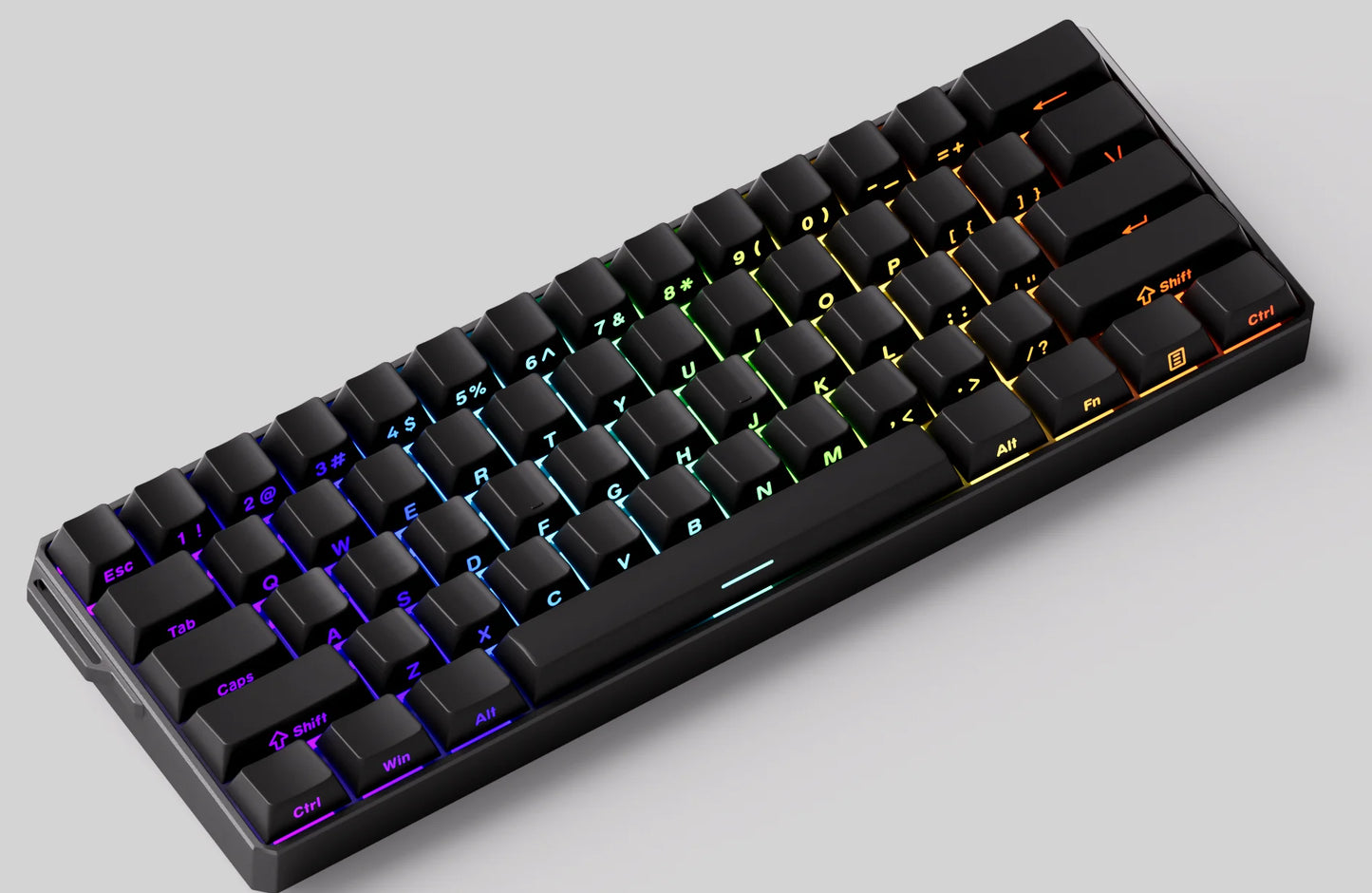 MONSGEEK FUN60 Mechanical Keyboard Magnetic Switch 60% Gaming Keyboard Rapid Trigger 0.01 mm 8K HE/TMR eSports Custom Keyboard