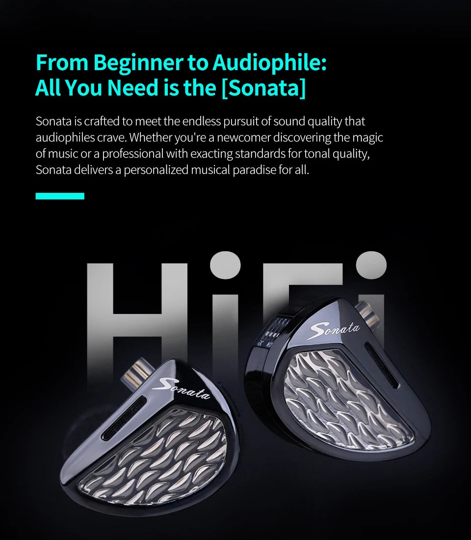 KZ Sonata 28BA Upgraded HIFI Headset In ear Adjustable Balanced Armoured Unit Wired Gaming Headset