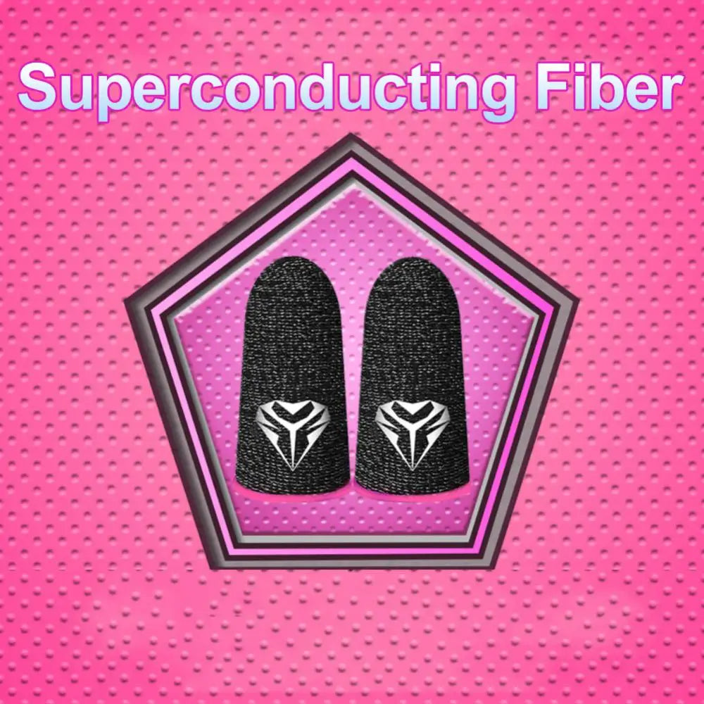 10 Pcs Mobile Game Fingertip Gloves Sweatproof Anti-slip Touch Screen Finger Sleeve Breathable Gaming Fingertip Cover For Gamer