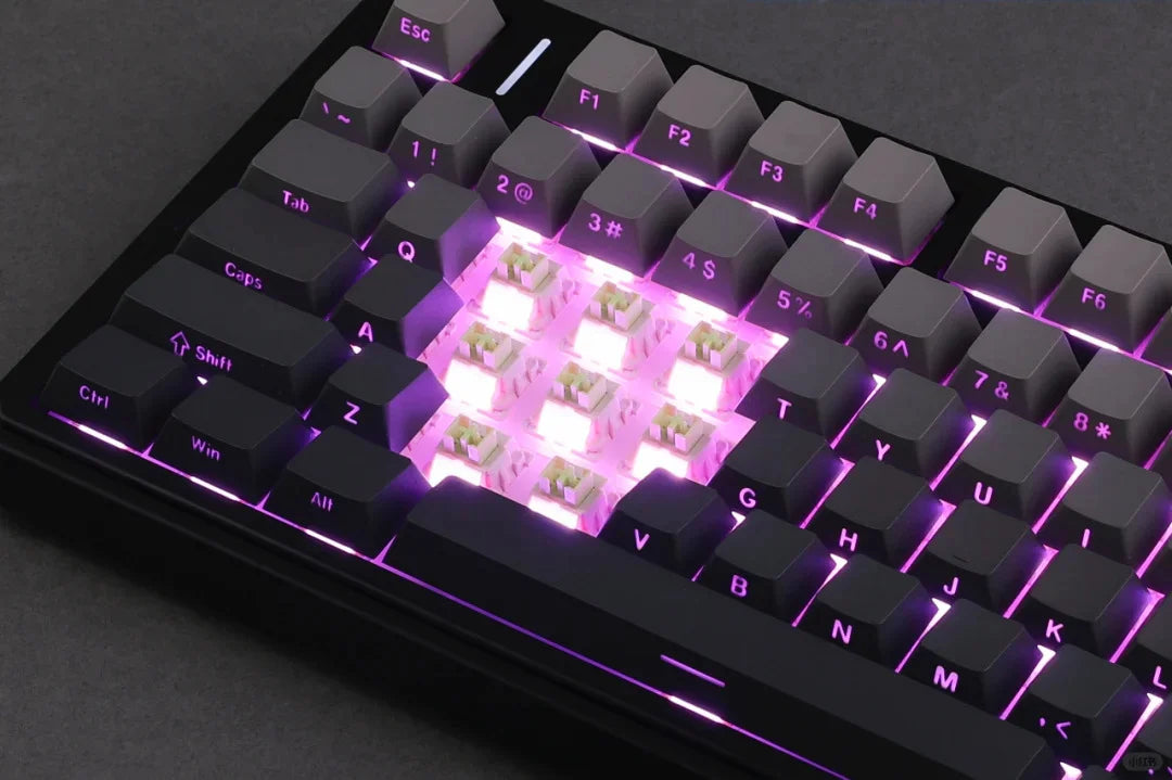 AULA F75Pro Gasket Mounted Wireless Gaming Mechanical Keyboard RGB Customized 75% Layout Side-engraving PBT Keycaps